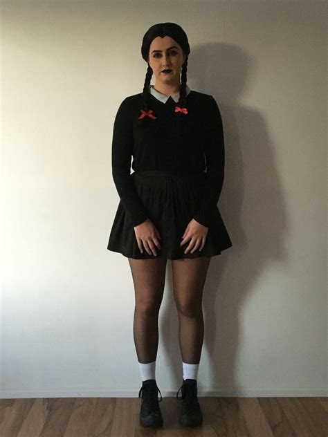 wednesday addams costume diy